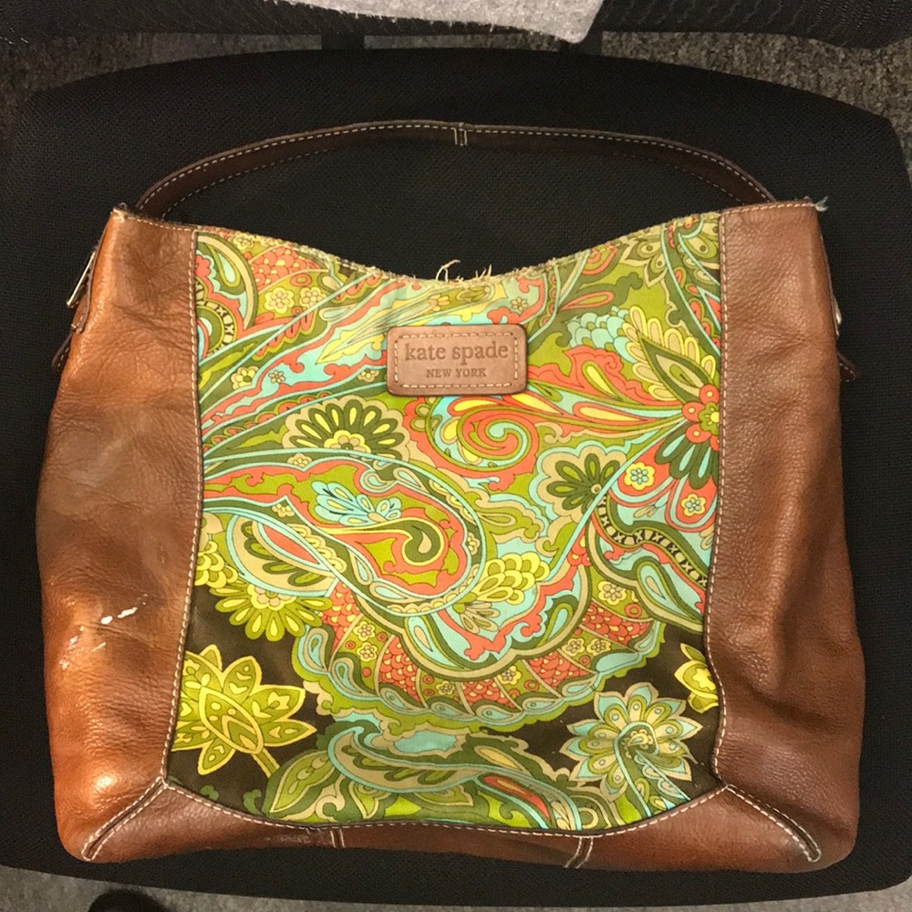 Kate Spade leather paisley purse